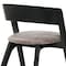 Armen Living Jackie Mid-Century Upholstered Dining Chairs in Black finish, PK2 LCJASIBRBL - alternate 4